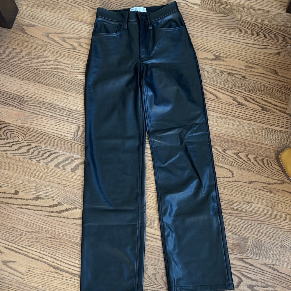 Abercrombie and Fitch leather pants